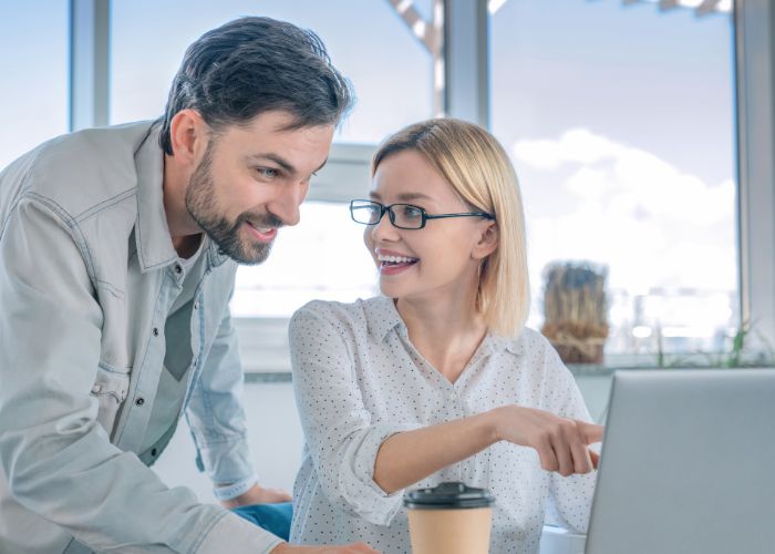 Man Helping Woman