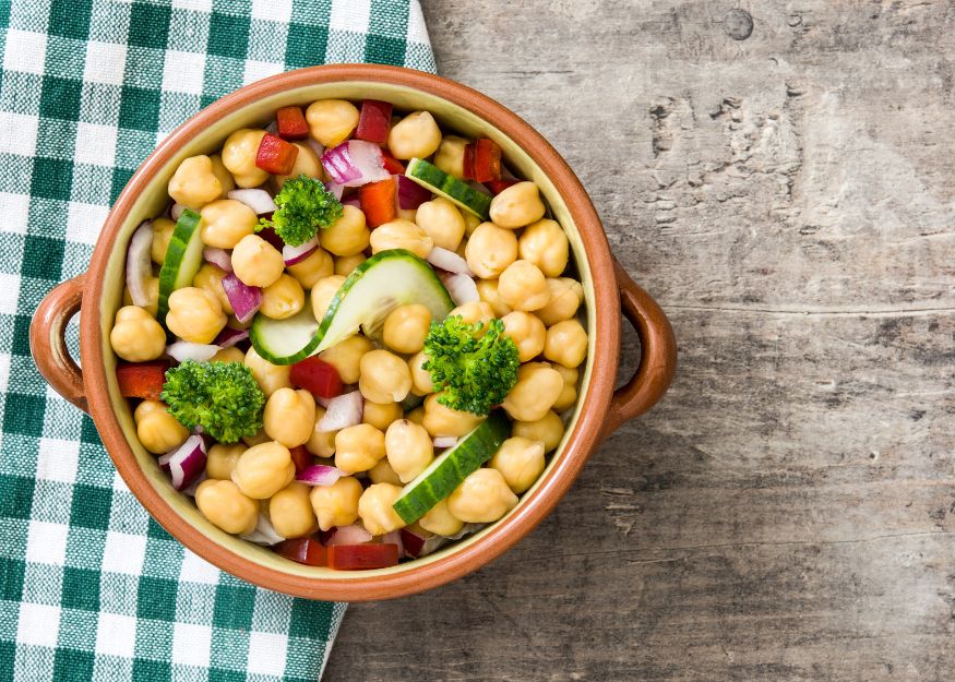Chickpea And Cucumber Salad