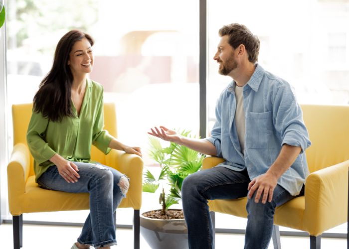 Couple Talking