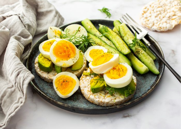 Avocado Rice Cakes