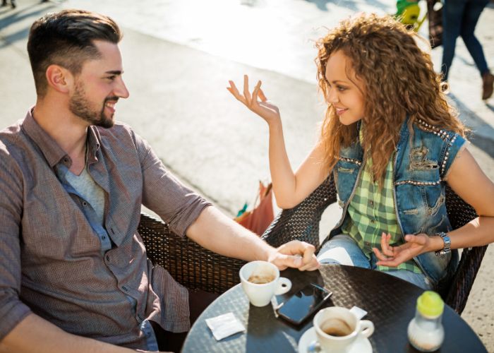 Couple Communicating