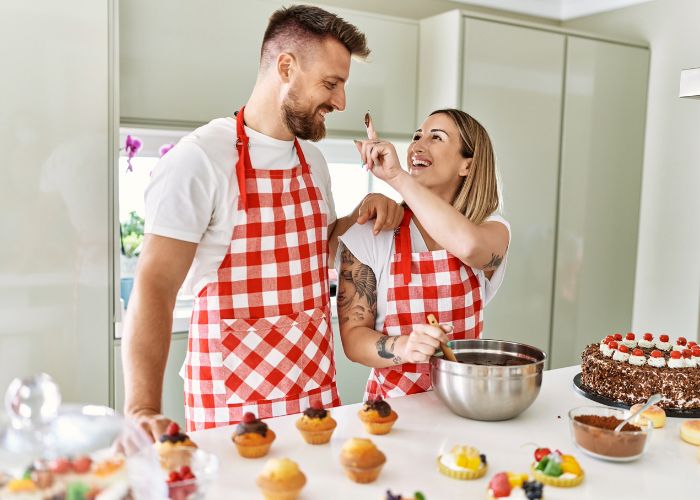 Couple Cooking