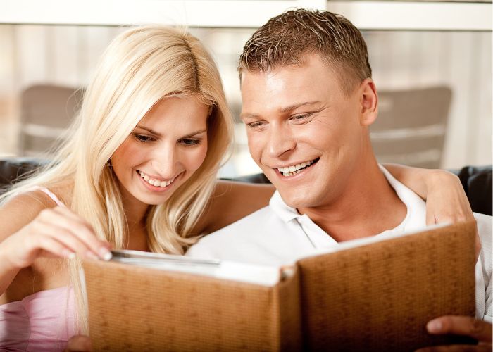 Couple Sharing Goals