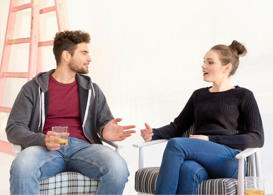 Talking Couple