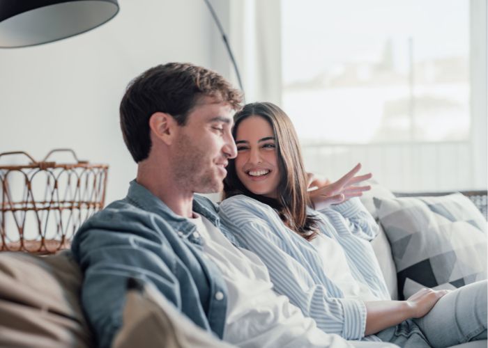 A Happy Talking Couple