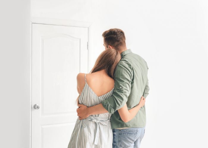 Hugging Couple