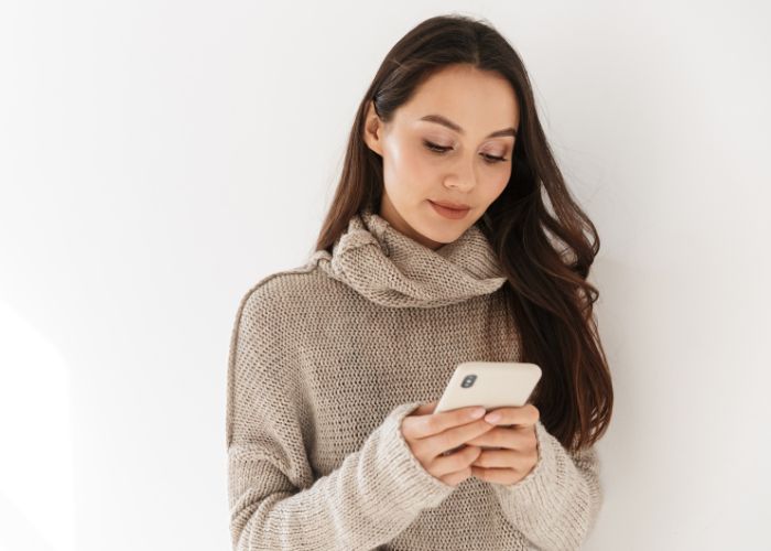 Women Using Phone