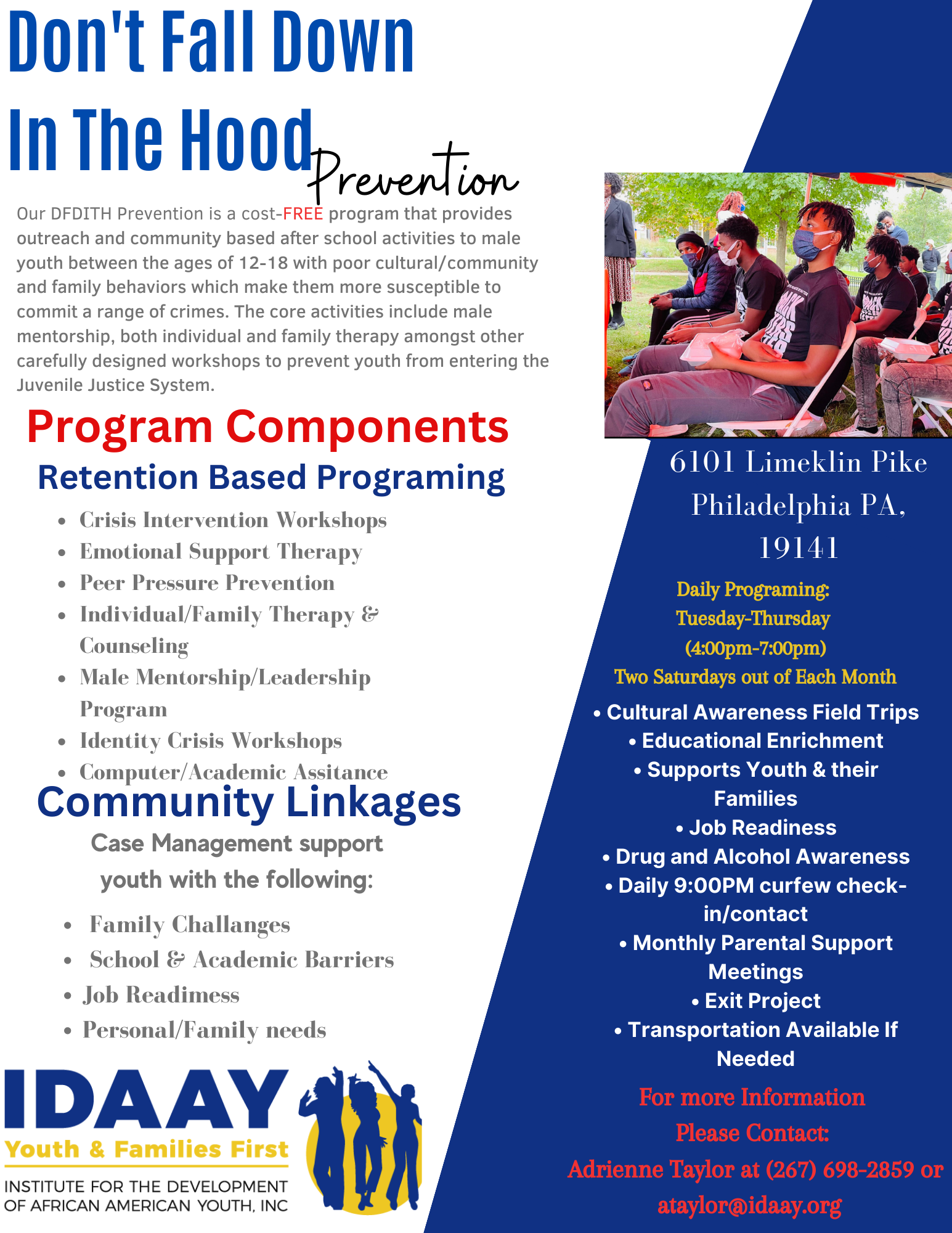 Don’t Fall Down in The Hood Prevention